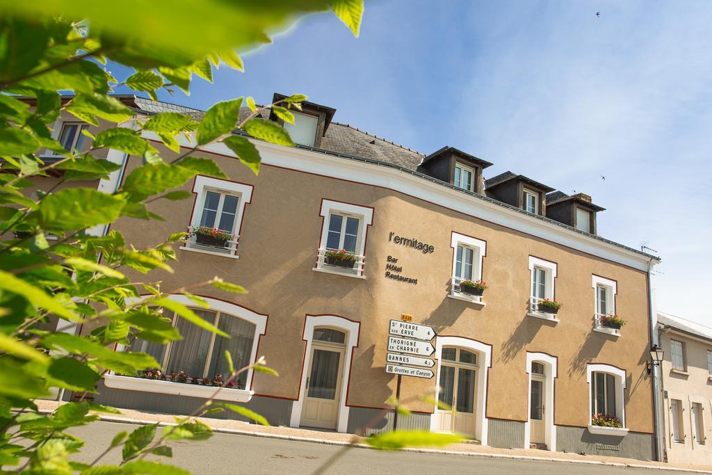 Logis L'Ermitage Hotel & Restaurant Saulges Экстерьер фото